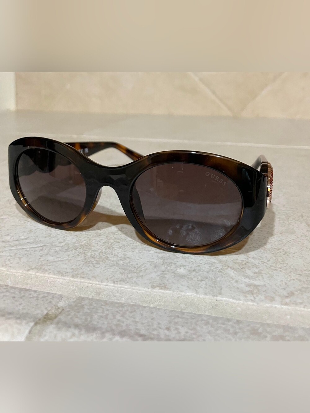 Guess GU00198-H Brown Tortoise Sunglasses